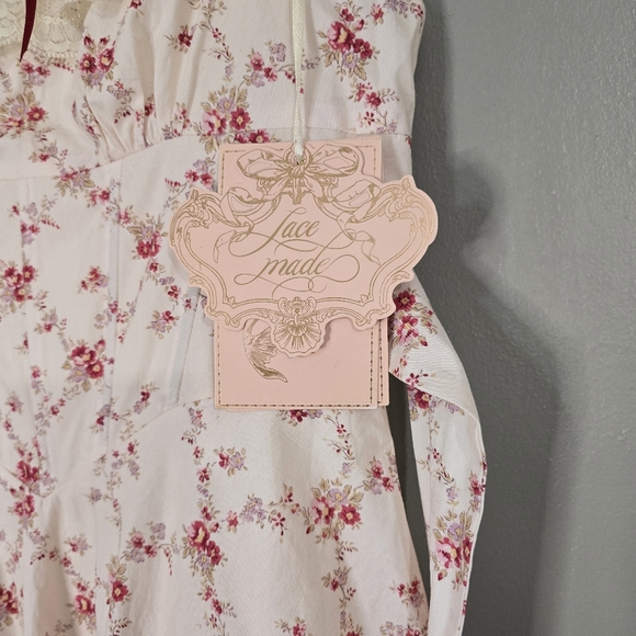 LaceMade Red Garnet Corset Dress NWT - Picture 5 of 11